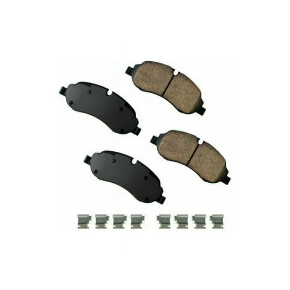 Front Brake Pad Set - Compatible with 2020 - 2023 Ford Transit-250 2021 2022