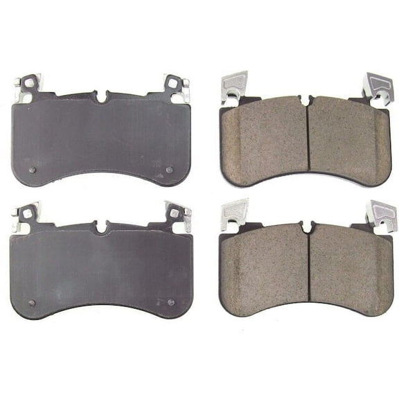 Front Brake Pad Set - Compatible with 2021, 2025 Land Rover Defender 90 X-Dynamic SE - Power Stop