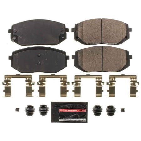 Front Brake Pad Set - Compatible with 2022 - 2025 Hyundai Ioniq 5 - Power Stop