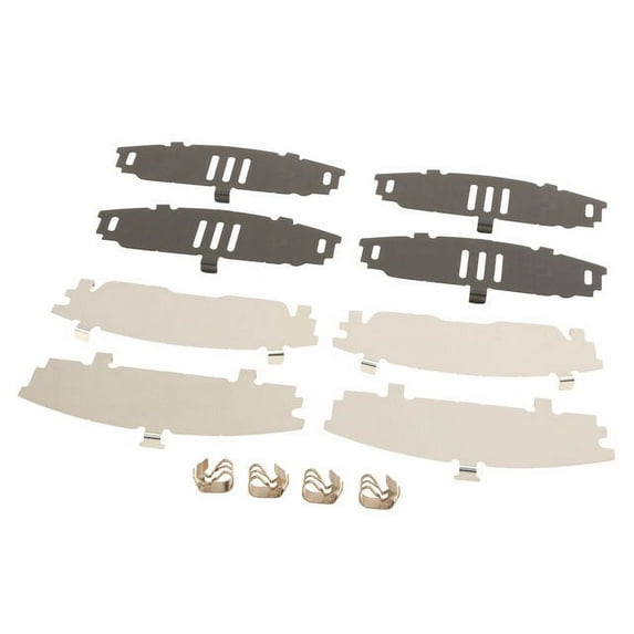 Front Brake Pad Shim - Compatible with 2009 - 2018 Toyota RAV4 2.5L 4-Cylinder 2010 2011 2012 2013 2014 2015 2016 2017