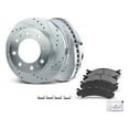 thumbnail image 1 of Front Brake Pad and Rotor Kit 6 - Compatible with 2001 - 2006 Chevy Silverado 3500 2002 2003 2004 2005, 1 of 2