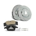 thumbnail image 1 of Front Brake Pad and Rotor Kit 6 - Compatible with 2006 - 2009 Jaguar XJ8 4.2L V8 2007 2008, 1 of 2