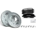 thumbnail image 1 of Front Brake Pad and Rotor Kit 6 - Compatible with 2008 - 2016 Mitsubishi Lancer 2009 2010 2011 2012 2013 2014 2015, 1 of 2