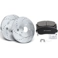 thumbnail image 1 of Front Brake Pad and Rotor Kit 6 - Compatible with 2012 - 2015 Honda Crosstour - Autopart Premium, 1 of 2