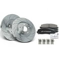 thumbnail image 1 of Front Brake Pad and Rotor Kit 6 - Compatible with 2012 - 2020 Dodge Grand Caravan 3.6L V6 Naturally Aspirated - Autopart Premium, 1 of 2