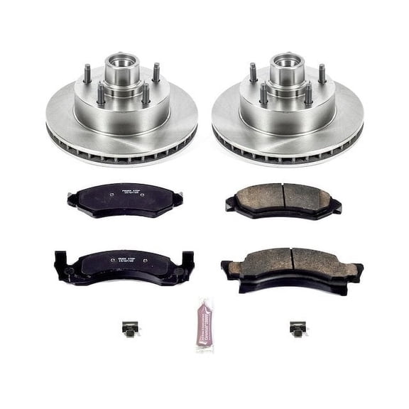 Front Brake Pad and Rotor Kit - Compatible with 1973 - 1983 Ford F-100 RWD 1974 1975 1976 1977 1978 1979 1980 1981 1982