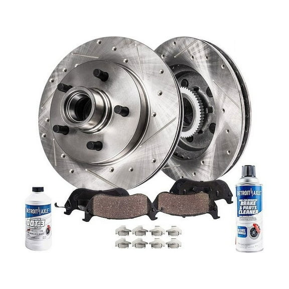 Front Brake Pad and Rotor Kit - Compatible with 1982 - 1987 Buick Regal 1983 1984 1985 1986