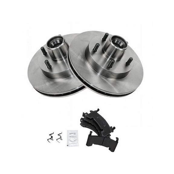 Front Brake Pad and Rotor Kit - Compatible with 1982 - 1987 Buick Regal 1983 1984 1985 1986