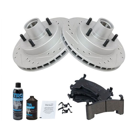 Front Brake Pad and Rotor Kit - Compatible with 1982 - 1987 Pontiac Grand Prix 1983 1984 1985 1986