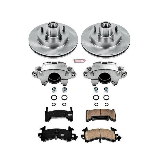 Front Brake Pad and Rotor Kit - Compatible with 1982 - 1988 Oldsmobile Cutlass Supreme RWD 1983 1984 1985 1986 1987