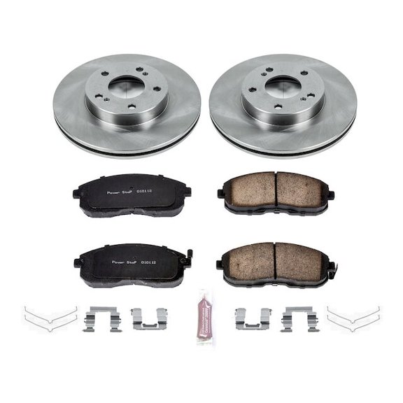 Front Brake Pad and Rotor Kit - Compatible with 1989 - 1999 Nissan Maxima 1990 1991 1992 1993 1994 1995 1996 1997 1998