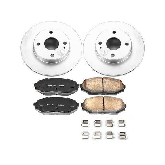 Front Brake Pad and Rotor Kit - Compatible with 1990 - 1993 Mazda Miata 1991 1992