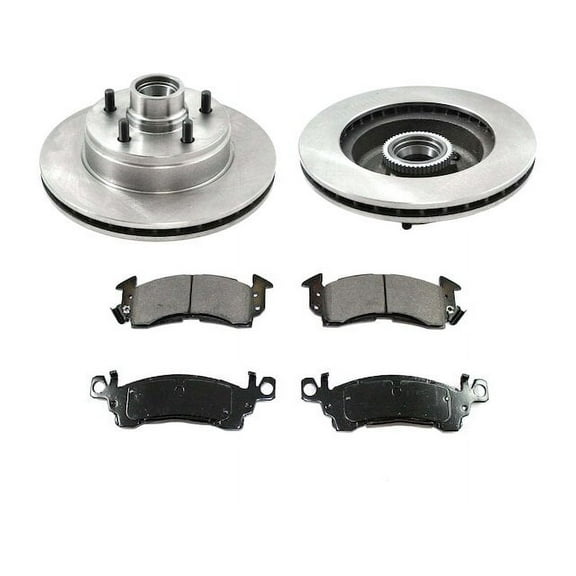 Front Brake Pad and Rotor Kit - Compatible with 1990 - 2002 Chevy Astro RWD 1991 1992 1993 1994 1995 1996 1997 1998 1999 2000 2001