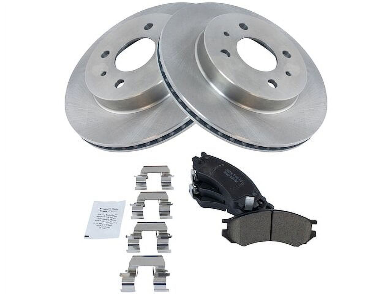 Detroit Axle Rear Disc Brake Kit W/ Ceramic Pads & Rotors For Saturn SC/SL/SW (1991-1998)