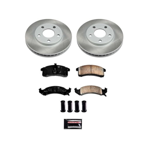 Front Brake Pad and Rotor Kit - Compatible with 1992 - 1993 Chevy Lumina APV