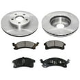 thumbnail image 1 of Front Brake Pad and Rotor Kit - Compatible with 1992 - 2005 Chevy Cavalier 1993 1994 1995 1996 1997 1998 1999 2000 2001 2002 2003 2004, 1 of 2