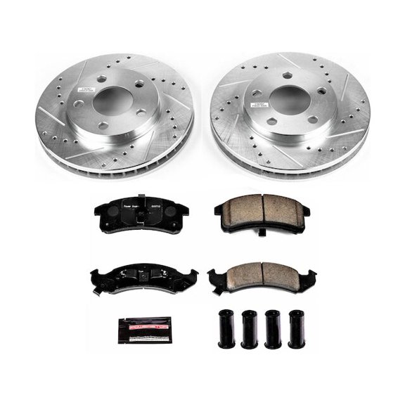 Front Brake Pad and Rotor Kit - Compatible with 1994 - 1996 Chevy Lumina APV 1995