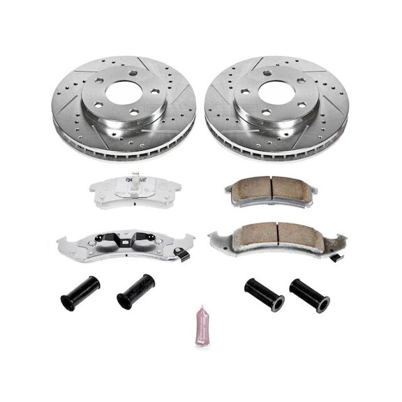 Front Brake Pad and Rotor Kit - Compatible with 1994 - 1996 Chevy Lumina APV 1995