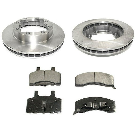 Front Brake Pad and Rotor Kit - Compatible with 1994 - 1997 Dodge Ram 2500 4WD 1995 1996