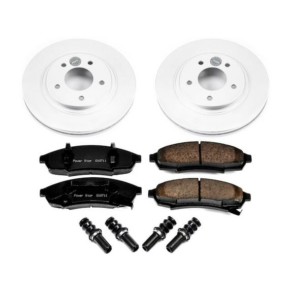Front Brake Pad and Rotor Kit - Compatible with 1995 - 1996 Pontiac Grand Prix