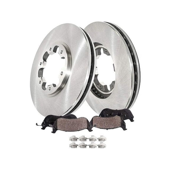 Front Brake Pad and Rotor Kit - Compatible with 1996 - 1998 Nissan Pathfinder LE 1997