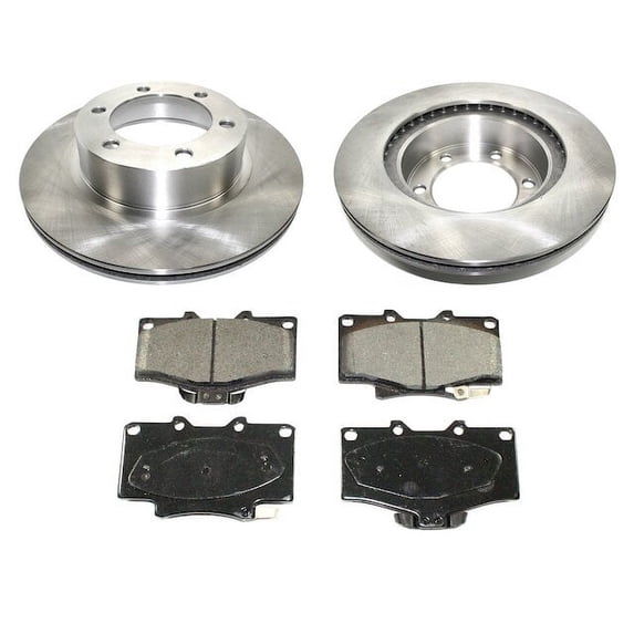 Front Brake Pad and Rotor Kit - Compatible with 1996 - 2000 Toyota 4Runner 1997 1998 1999
