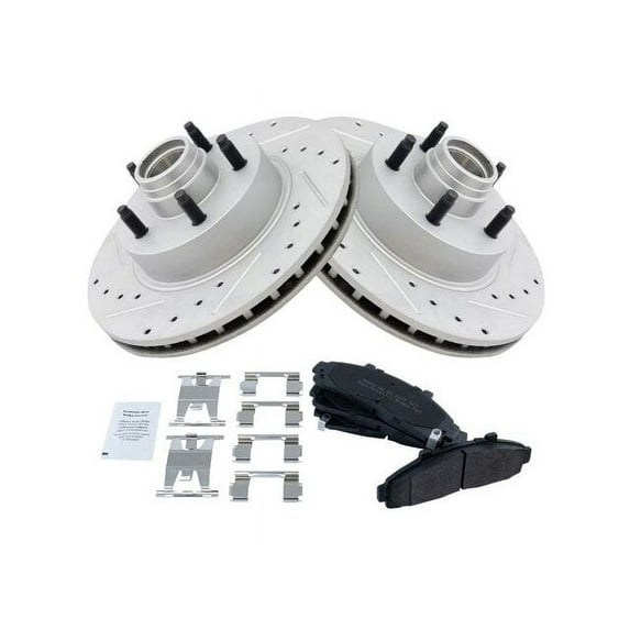 Front Brake Pad and Rotor Kit - Compatible with 1998 - 2002 Ford Ranger RWD 1999 2000 2001