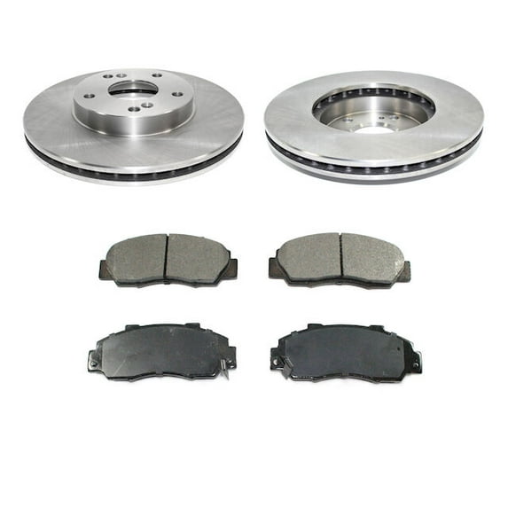 Front Brake Pad and Rotor Kit - Compatible with 1998 - 2002 Honda Accord 3.0L V6 1999 2000 2001