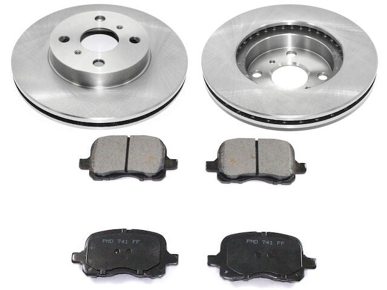 Front Brake Pad and Rotor Kit - Compatible with 1998 - 2002 Toyota ...