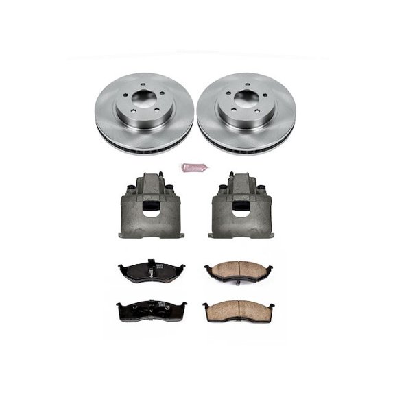 Front Brake Pad and Rotor Kit - Compatible with 1998 - 2004 Chrysler Concorde 1999 2000 2001 2002 2003