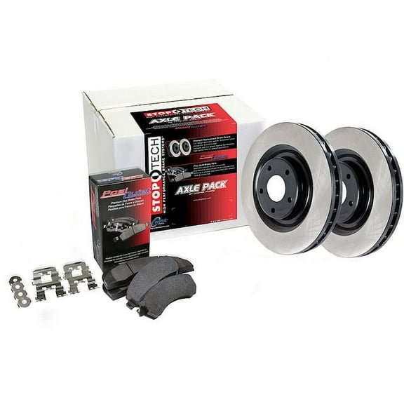 Front Brake Pad and Rotor Kit - Compatible with 1998 - 2004 Volvo C70 1999 2000 2001 2002 2003