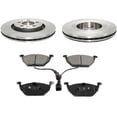 thumbnail image 1 of Front Brake Pad and Rotor Kit - Compatible with 1999 - 2004 Volkswagen Jetta 2000 2001 2002 2003, 1 of 2