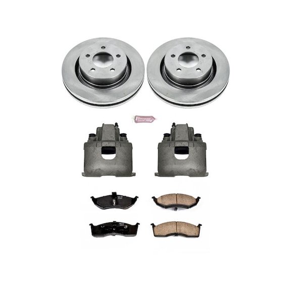 Front Brake Pad and Rotor Kit - Compatible with 2000 - 2004 Chrysler Concorde 2001 2002 2003