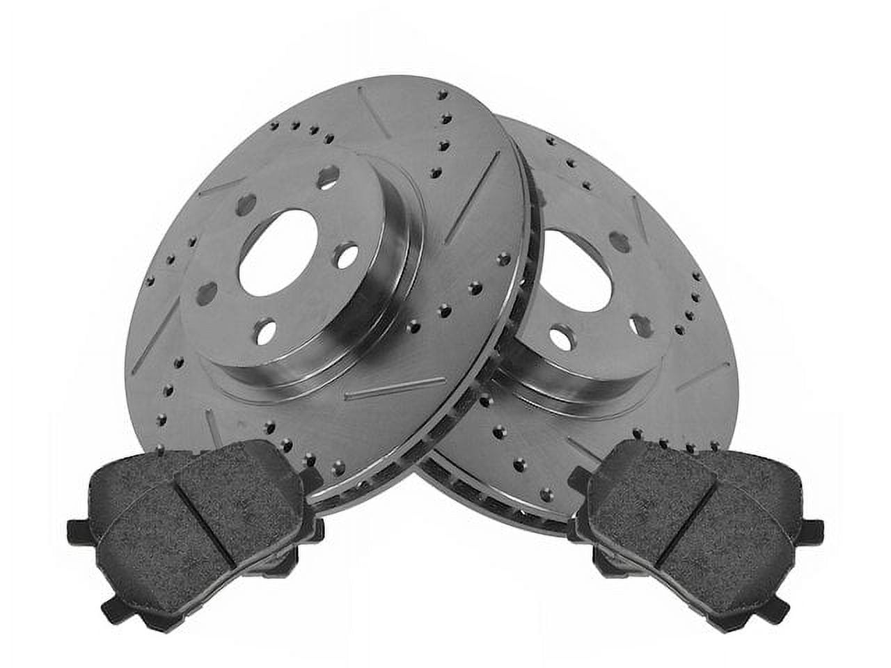 Front Brake Pad and Rotor Kit - Compatible with 2000 - 2005 Toyota ...