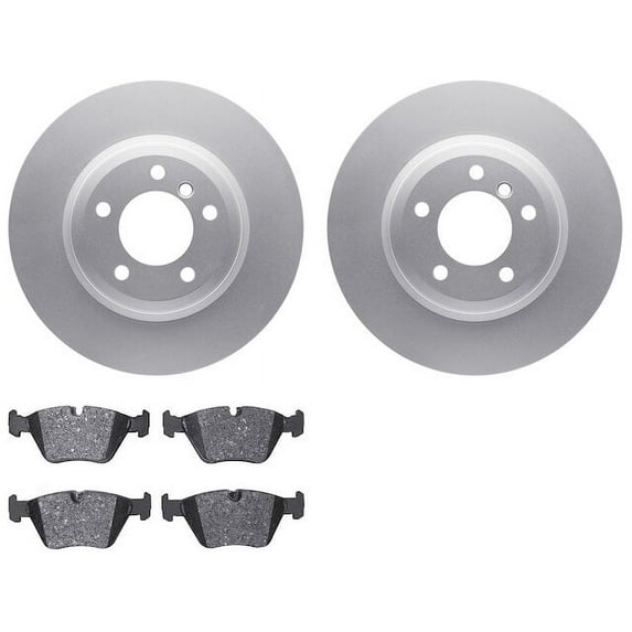 Front Brake Pad and Rotor Kit - Compatible with 2001 - 2005 BMW 330xi - Dynamic Friction