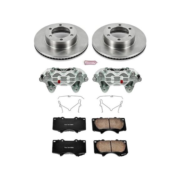 Front Brake Pad and Rotor Kit - Compatible with 2001 - 2007 Toyota Sequoia 2002 2003 2004 2005 2006
