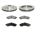 thumbnail image 1 of Front Brake Pad and Rotor Kit - Compatible with 2002 - 2005 Chevy Trailblazer 2003 2004, 1 of 2
