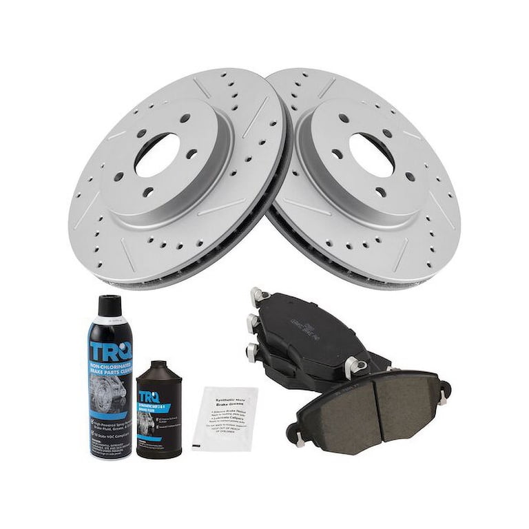 Front Ceramic Brake Pad & Rotor Kit For 02-08 Jaguar X-Type – Premium G-Coated Performance Set