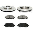 thumbnail image 1 of Front Brake Pad and Rotor Kit - Compatible with 2002 - 2012 Mitsubishi Galant 2.4L 4-Cylinder 2003 2004 2005 2006 2007 2008 2009 2010 2011, 1 of 2