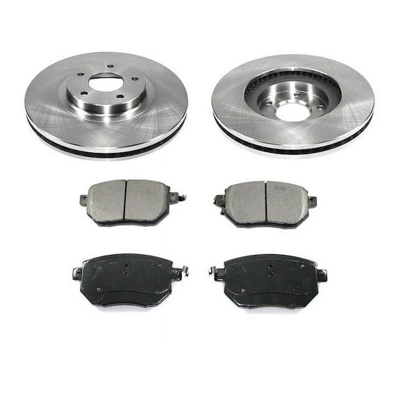 Front Brake Pad and Rotor Kit - Compatible with 2003 - 2005 INFINITI FX45 2004