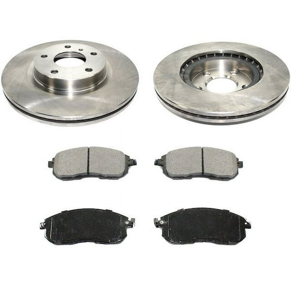 Front Brake Pad and Rotor Kit - Compatible with 2003 - 2005 Nissan 350Z 2004