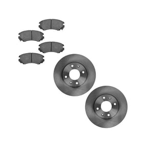 Front Brake Pad and Rotor Kit - Compatible with 2003 - 2006 Kia Optima 2004 2005