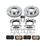 Front Brake Pad and Rotor Kit - Compatible with 2003 - 2007 Lexus LX470 - Power Stop