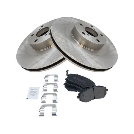 Front Brake Pad and Rotor Kit - Compatible with 2003 - 2008 Subaru Forester 2004 2005 2006 2007