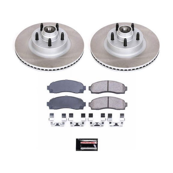 Front Brake Pad and Rotor Kit - Compatible with 2003 - 2011 Ford Ranger 4WD - Power Stop
