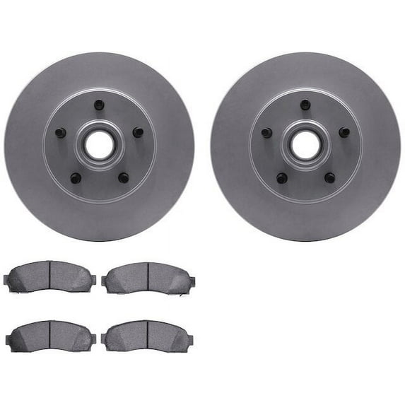Front Brake Pad and Rotor Kit - Compatible with 2003 - 2011 Ford Ranger RWD 2004 2005 2006 2007 2008 2009 2010