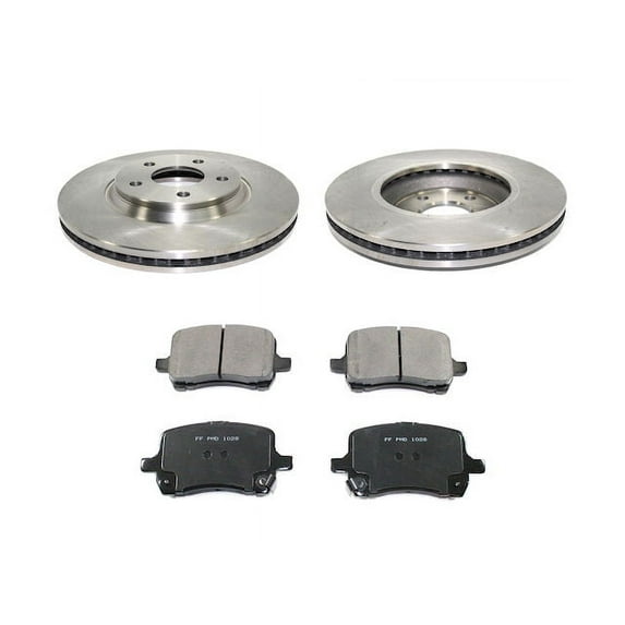 Front Brake Pad and Rotor Kit - Compatible with 2004 - 2007 Saturn Ion Red Line 2005 2006