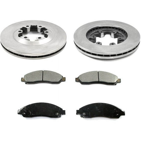 Front Brake Pad and Rotor Kit - Compatible with 2004 - 2008 Chevy Colorado 2005 2006 2007