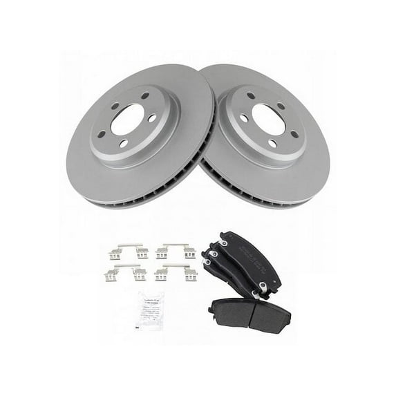 Front Brake Pad and Rotor Kit - Compatible with 2005 - 2010, 2012 - 2020 Chrysler 300 RWD 2006 2007 2008 2009 2013 2014 2015 2016 2017 2018 2019