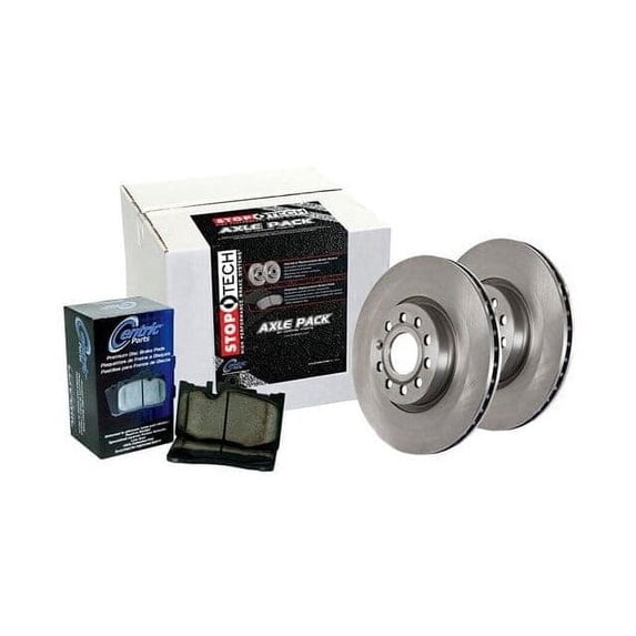 Front Brake Pad and Rotor Kit - Compatible with 2005 - 2011 Audi A6 Quattro 2006 2007 2008 2009 2010